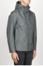 SBU 00905 Technical waterproof hooded windbreaker jacket grey 02