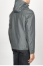SBU 00905 Technical waterproof hooded windbreaker jacket grey 03