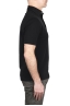 SBU 03279_2021SS Short sleeve black pique polo shirt  03