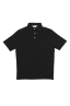 SBU 03279_2021SS Short sleeve black pique polo shirt  06
