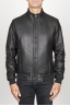 SBU 00906 Classic flight jacket in black lambskin leather 01