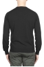 SBU 03298_2021SS Black crew neck sweater in pure cotton 05