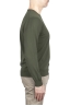 SBU 03299_2021SS Jersey verde con cuello redondo en puro algodón 03