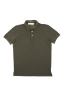 SBU 03284_2021SS Short sleeve green pique polo shirt  06