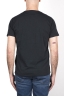 SBU 03304_2021SS Camiseta de algodón flameado con cuello redondo gris pizarra 05