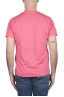 SBU 03305_2021SS Camiseta de algodón flameado con cuello redondo rosa 05