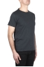 SBU 03308_2021SS Camiseta de algodón flameado con cuello redondo gris plomo 02