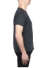 SBU 03308_2021SS Camiseta de algodón flameado con cuello redondo gris plomo 03