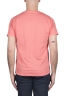 SBU 03309_2021SS Camiseta de algodón flameado con cuello redondo salmón 05