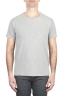 SBU 03310_2021SS Camiseta de algodón con cuello redondo en color gris perla 01