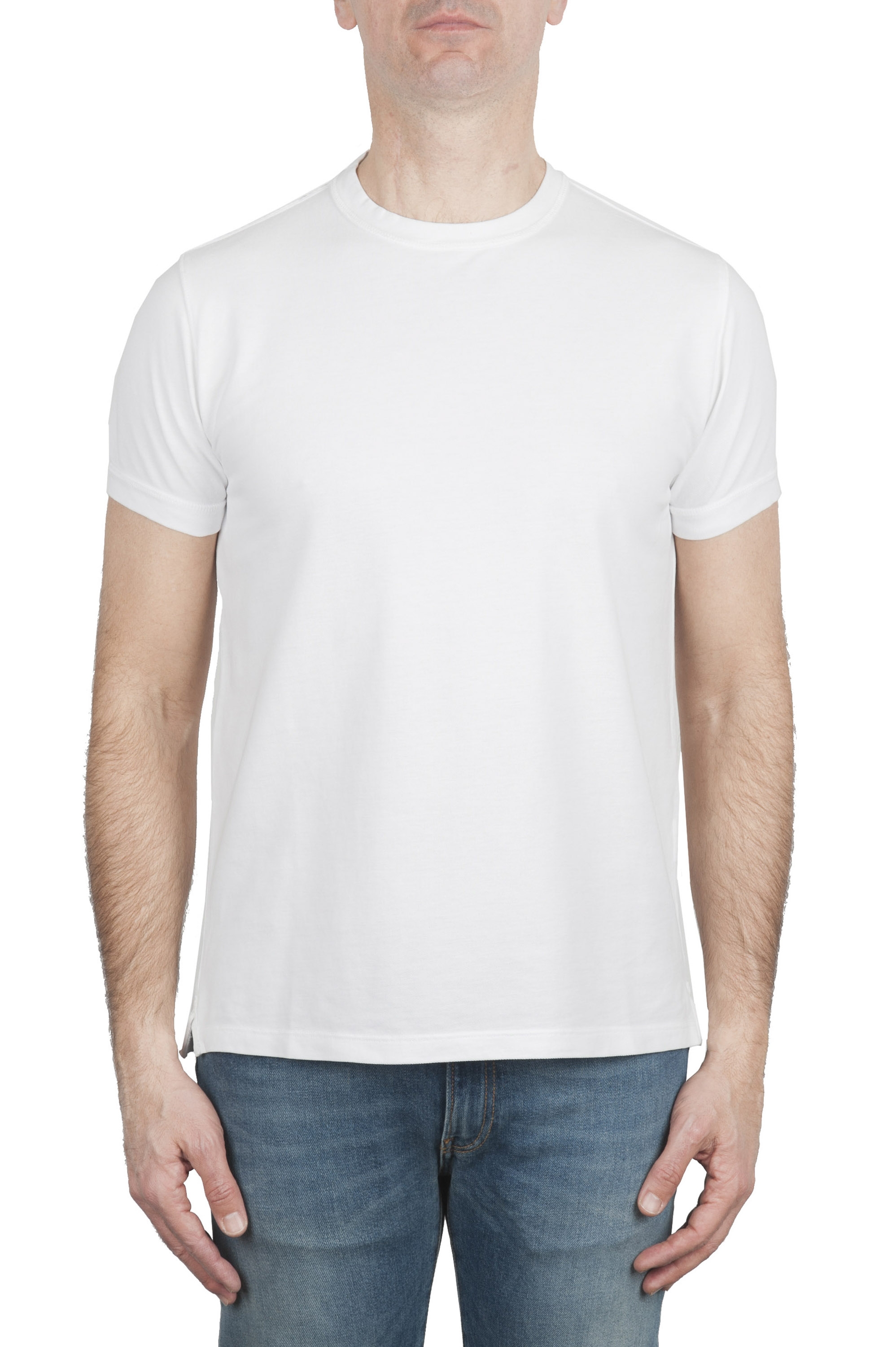 SBU 03319_2021SS コットンピケクラシックTシャツホワイト 01