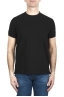 SBU 03321_2021SS Camiseta clásica de piqué de algodón negro 01