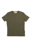 SBU 03324_2021SS Camiseta de algodón puro con cuello redondo verde 06