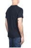 SBU 03332_2021SS Camiseta de algodón azul de cuello redondo y bolsillo de parche 04