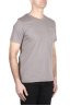 SBU 03333_2021SS Camiseta de algodón gris de cuello redondo y bolsillo de parche 02