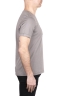 SBU 03333_2021SS Camiseta de algodón gris de cuello redondo y bolsillo de parche 03