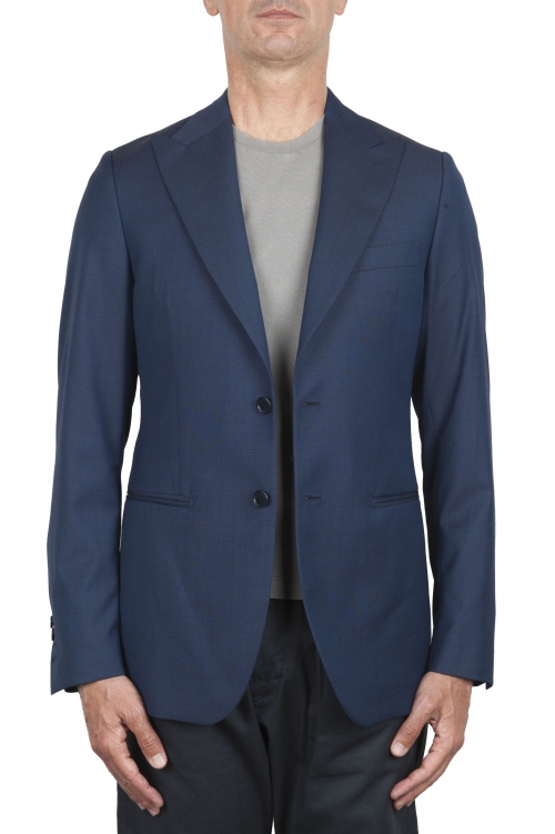 SBU 03336_2021SS Blue wool tailored jacket 01