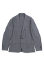 SBU 03350_2021SS Single breasted unconstructed grey linen blazer 05