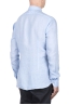 SBU 03355_2021SS Camisa clásica de lino azul claro 04
