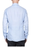 SBU 03355_2021SS Camisa clásica de lino azul claro 05