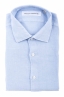 SBU 03355_2021SS Camisa clásica de lino azul claro 06