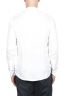 SBU 03365_2021SS Camicia classica con collo coreano in lino bianca 05