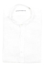 SBU 03365_2021SS Camicia classica con collo coreano in lino bianca 06