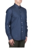 SBU 03368_2021SS Navy blue denim cotton shirt 02