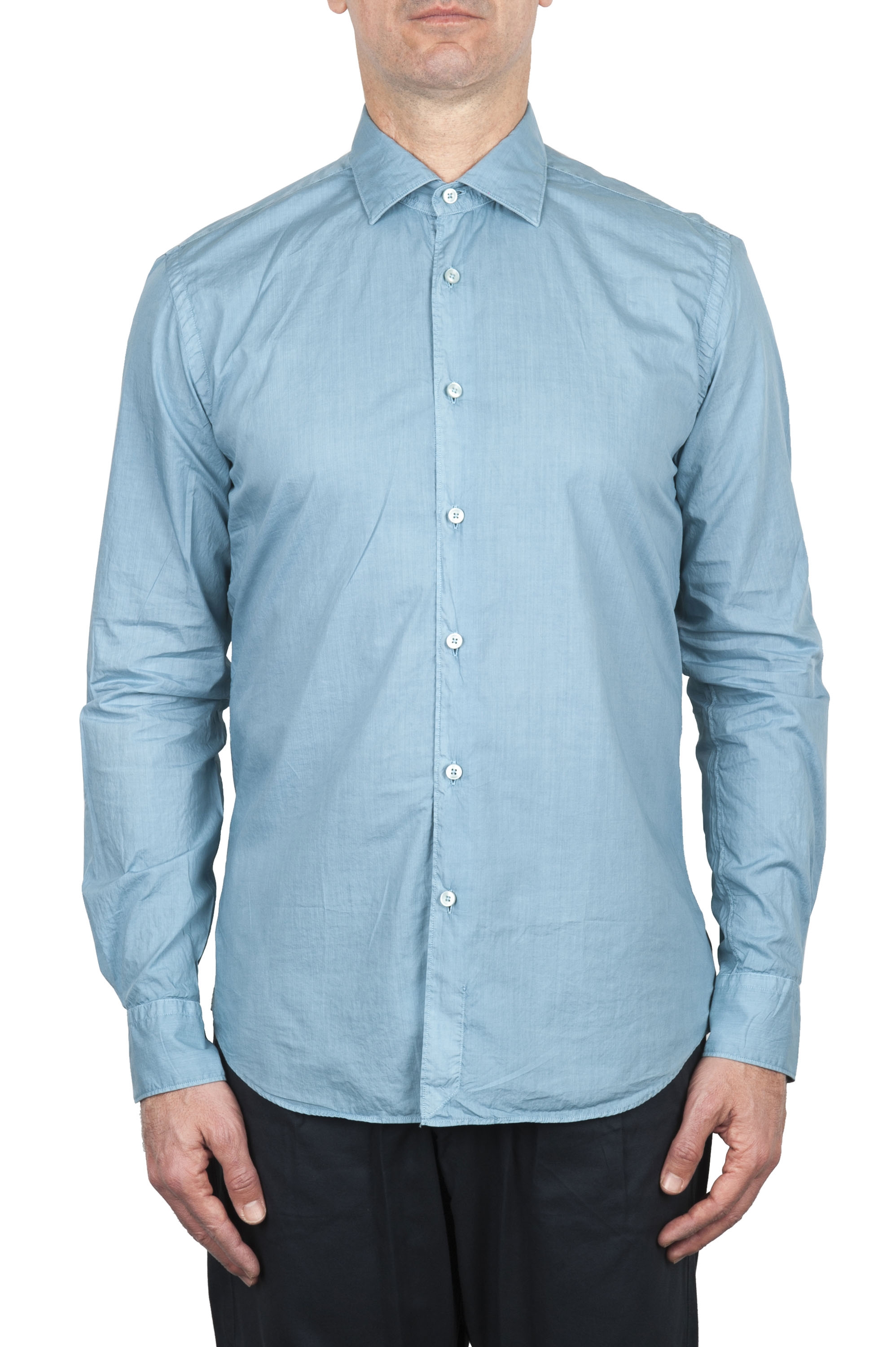 SBU 03370_2021SS Light blue super light cotton shirt 01