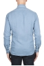 SBU 03378_2021SS Camisa de sarga de algodón azul 05