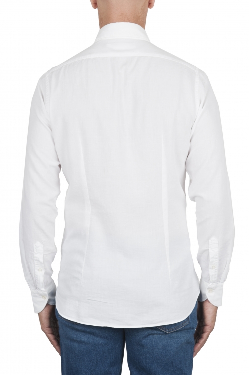 SBU 03379_2021SS Camisa de sarga de algodón blanca 01