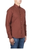 SBU 03403_2021AW Camisa de sarga de algodón marrón 02
