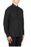 SBU 03407_2021AW Black cotton twill shirt 02