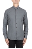 SBU 03410_2021AW Grey cotton twill shirt 01