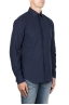 SBU 03411_2021AW Marine blue cotton twill shirt 02