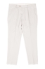 SBU 03425_2021AW Pantaloni classico in cotone elasticizzato con pinces grigio perla 06