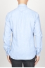 SBU 00931 Clásica camisa azul claro de franela de algodón con cuello de punta  04