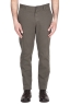 SBU 03434_2021AW Pantalón chino clásico en algodón elástico marrón 01