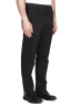 SBU 03436_2021AW Pantaloni comfort in cotone elasticizzato nero 02