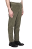 SBU 03445_2021AW Pantaloni comfort in velluto elasticizzato verde 02