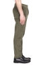 SBU 03445_2021AW Pantaloni comfort in velluto elasticizzato verde 03