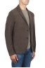 SBU 03457_2021AW Brown wool blend sport jacket unconstructed and unlined 02
