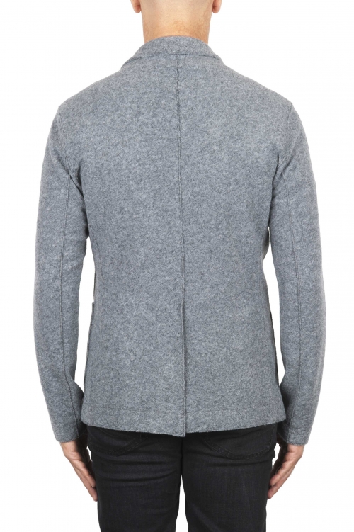 SBU 03460_2021AW Grey wool blend sport jacket unconstructed and unlined 01