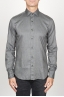 SBU 00936 Clásica camisa oxford gris lavado con cuello de punta  01