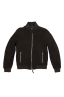 SBU 03481_2021AW Padded brown leather bomber jacket 06