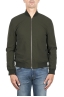 SBU 03488_2021AW Green bomber jacket padded with quilt 01