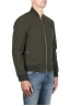 SBU 03488_2021AW Green bomber jacket padded with quilt 02