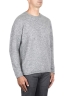 SBU 03491_2021AW Grey merino extra fine blend round neck sweater  02