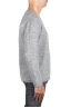 SBU 03491_2021AW Grey merino extra fine blend round neck sweater  03