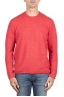 SBU 03492_2021AW Pull col rond en laine mérinos extra-fine rouge 01